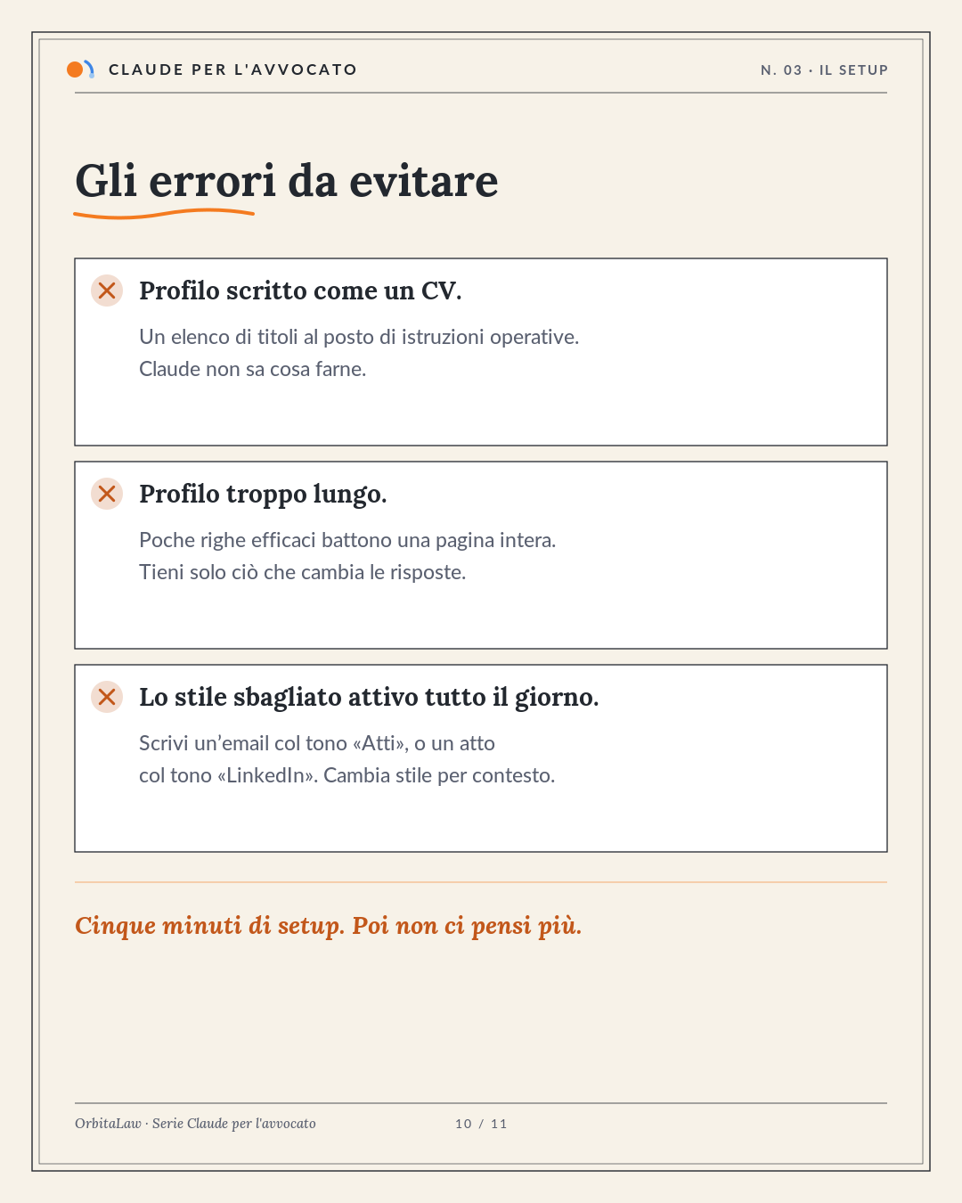 10 Errori