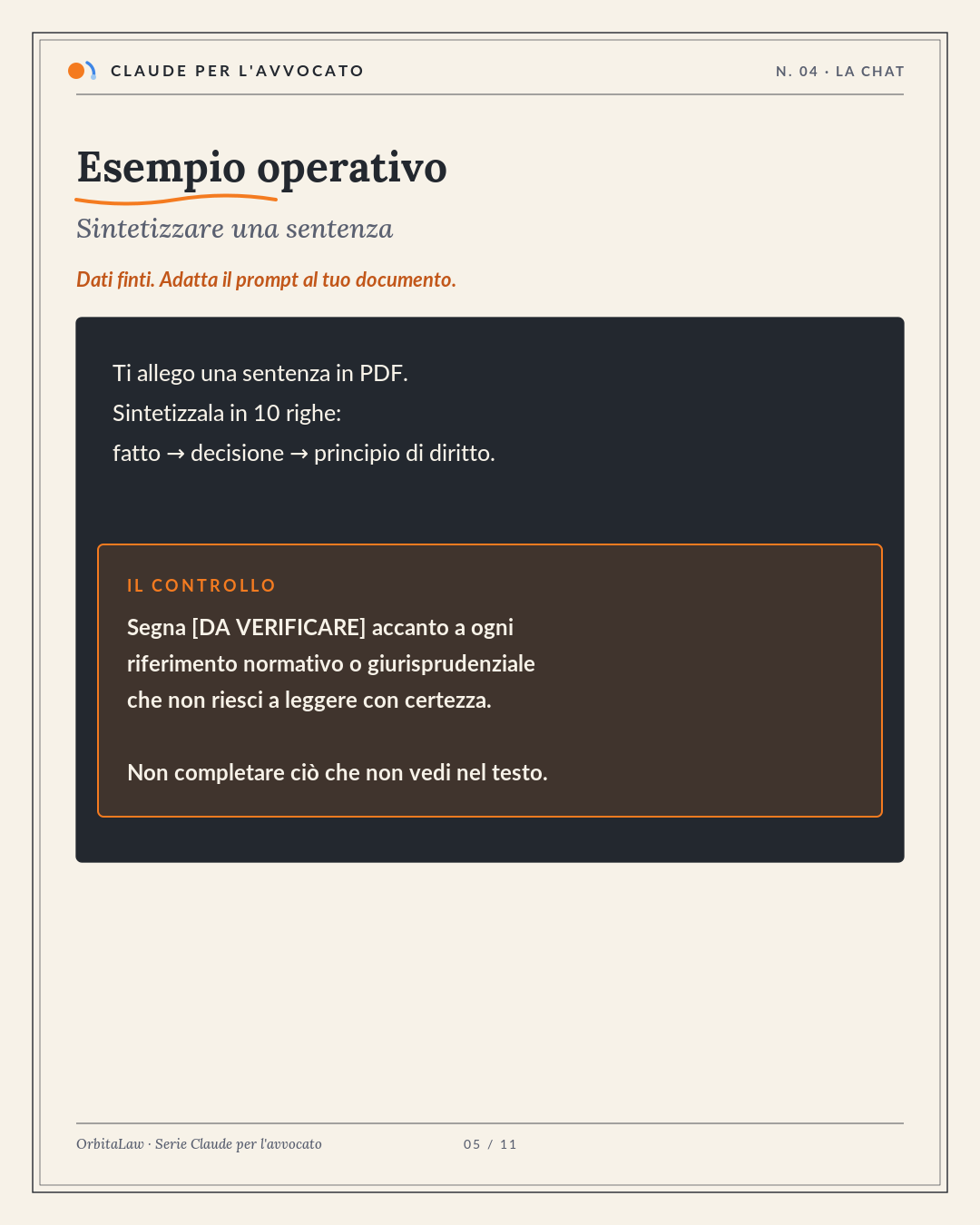 05 Esempio sentenza