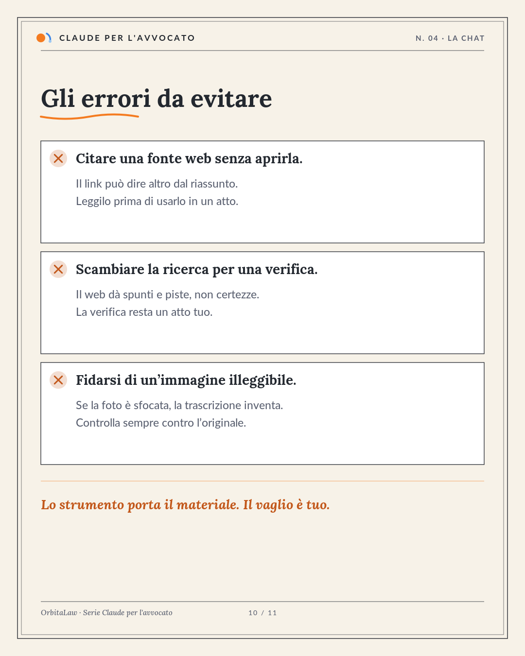 10 Errori