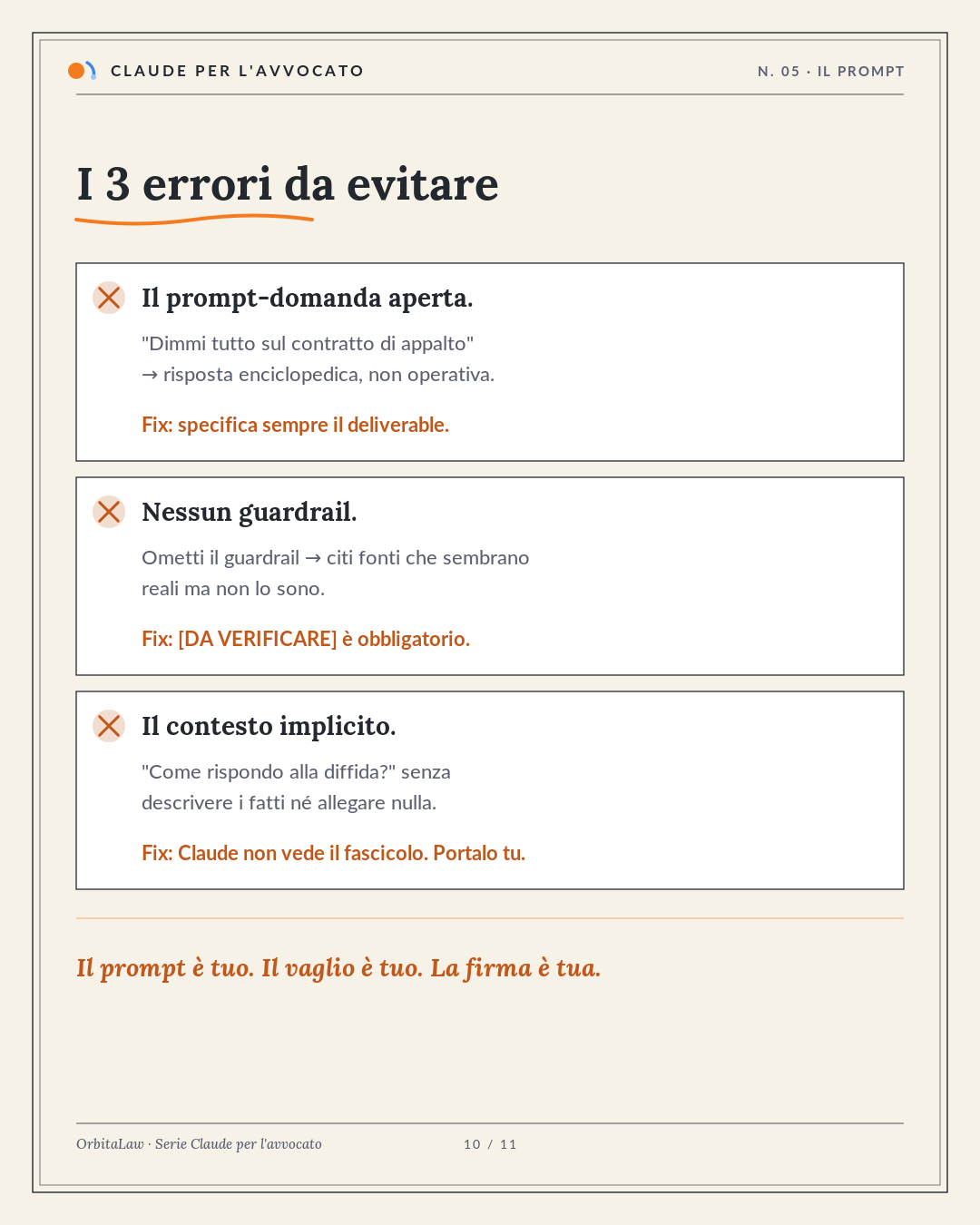 10 Errori