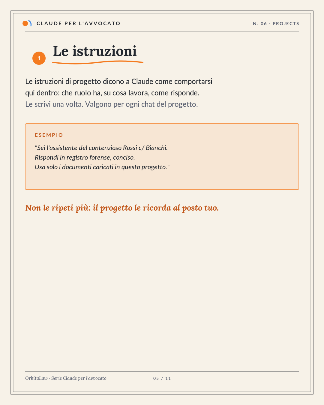 05 Istruzioni