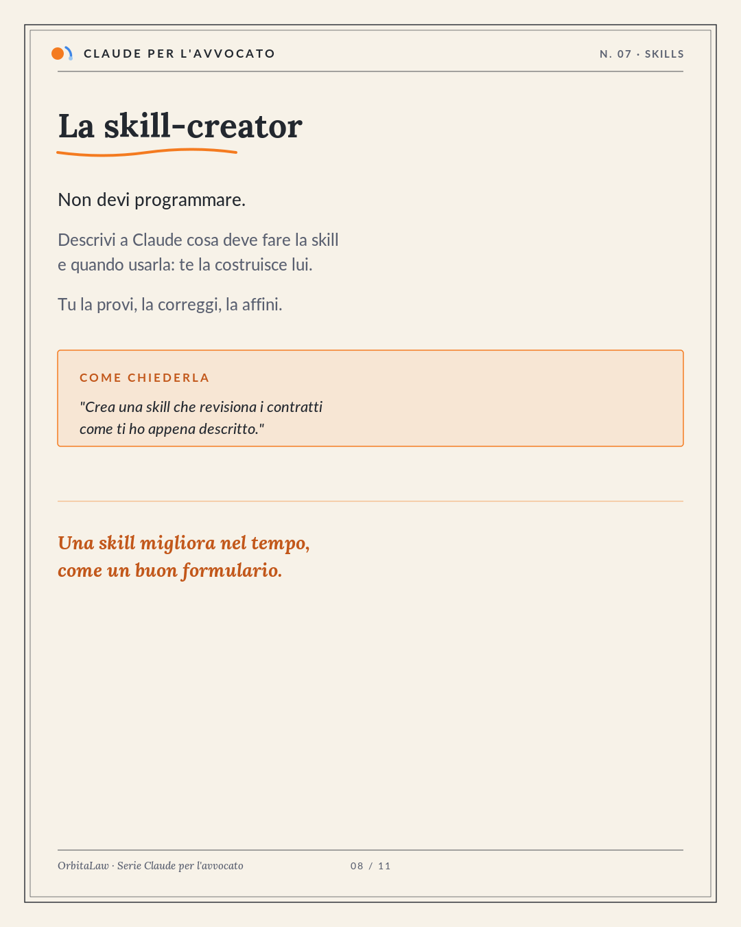 08 Skill creator