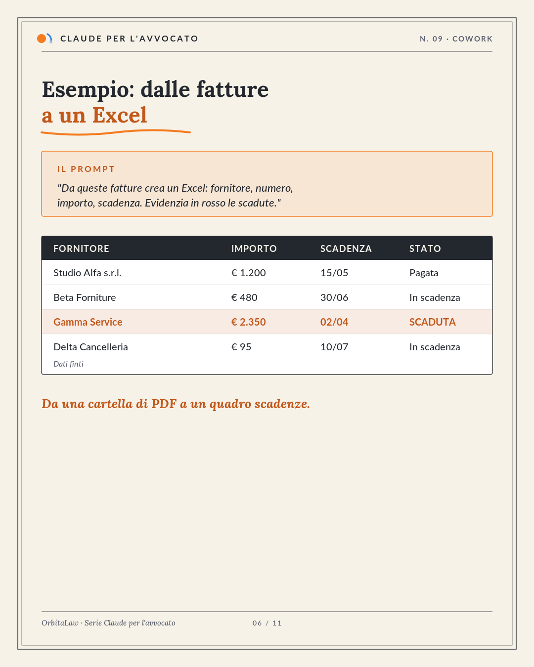 06 Esempio fatture