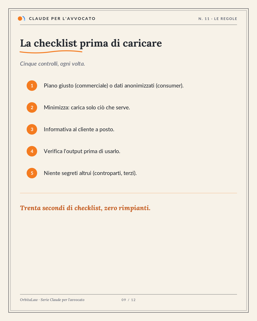 09 Checklist